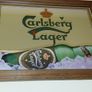 Late 1980s/ 90s Carlsberg  Pub Mirror Image 2