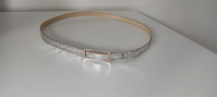 Thin Silver Belt