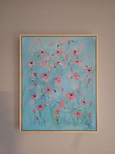 Acrylic on canvas!
