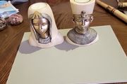 Egyptian tea light holders