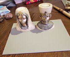 Egyptian tea light holders