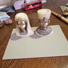 Egyptian tea light holders