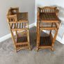 Rattan plant stand Image 2