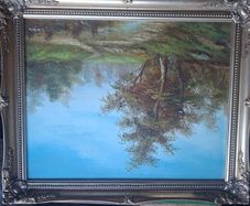 Clara Inness Oil painting