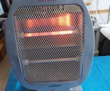 LLYtron Electric Heater, Model F2102GR, 2 Electric Bars, Only one working but it does create good heat