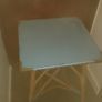 1940s Glass Top Side Table Image 5