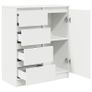 Sideboard with Drawers White 71x35x84 cm Image 4