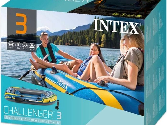 Challenger Inflatable Boat Set with Oars + Inflator (FREE POSTAGE)