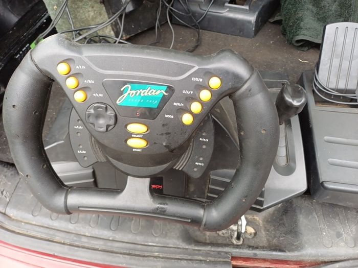 Jordan Grand prix racing wheel for Nintendo 64 and ps1