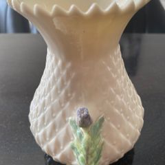Beautiful Beleek china thistle vase