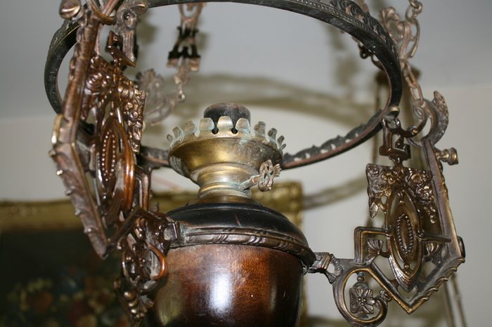 Antique Brass Chandelier