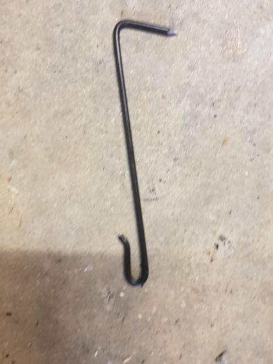 Stainless steel slate hooks 110mm length