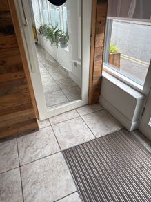 glass door