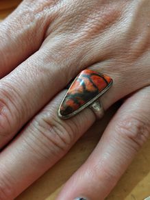 Sterling Silver Ring - Size N - Stamped for Silver (S32)