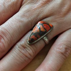 Sterling Silver Ring - Size N - Stamped for Silver (S32)