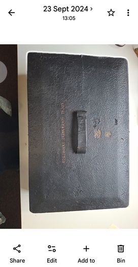 Genuine Crown Stamped dispatch box