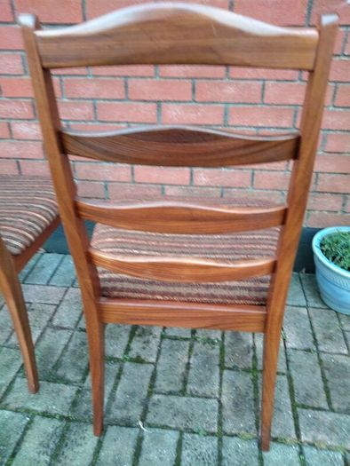 Lovely Pair Of Mid Century Vintage Gplan Chairs Film Prop