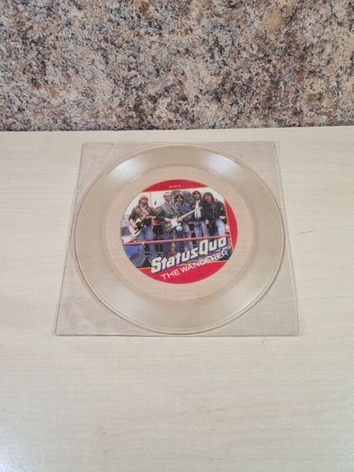 Status Quo The Wanderer Vinyl Clear Record 1984