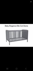 cot baby elegance cot like new only used a week