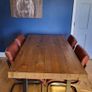Dining Table and 4 Real Leather Chairs Image 7