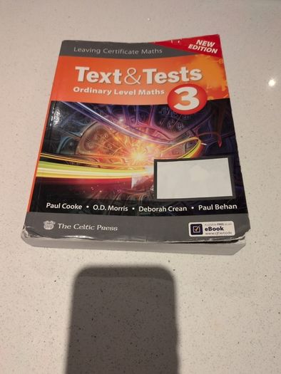 text and tests 3 leaving cert