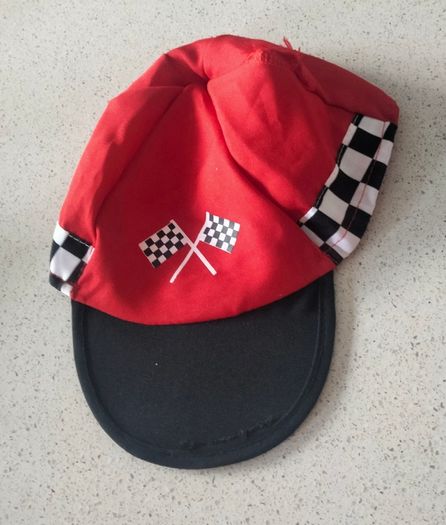Kids racing driver costume with cap