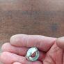 925 Silver and Red Coral Ring Image 6