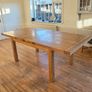 Solid oak dining table Image 4