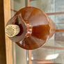 Large Vintage Bourne Denby Brown Stoneware Ink Bottle English Pottery 24cm Rustic Image 6