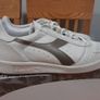 2010 Diadora B.Elite 1981. White/Gold. Rare Premium Kangaroo Leather Edition. UK 8.5. Rare. Terrace Wear. Football. Casuals. 70's/80's Retro. Collectable. Tennis Wear. Bjorn Borg. Original Box. Image 10
