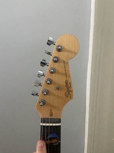 electric guitar and amp