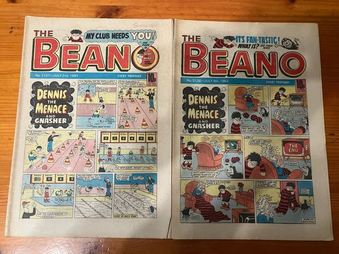 Comics: 'The Beano' 1983 (38 numbers)