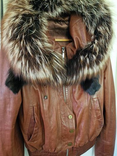 women leather jacket