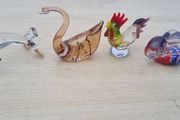 Murano glass small figurines