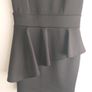 black peplum dress size 12 Image 2