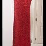 Red Sequin long dress Image 2