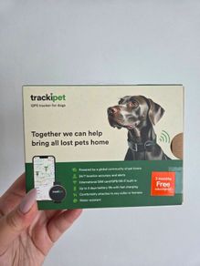 Trackipet GPS Tracker for Dogs  Real-Time Safety Pet Tracker