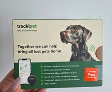Trackipet GPS Tracker for Dogs  Real-Time Safety Pet Tracker