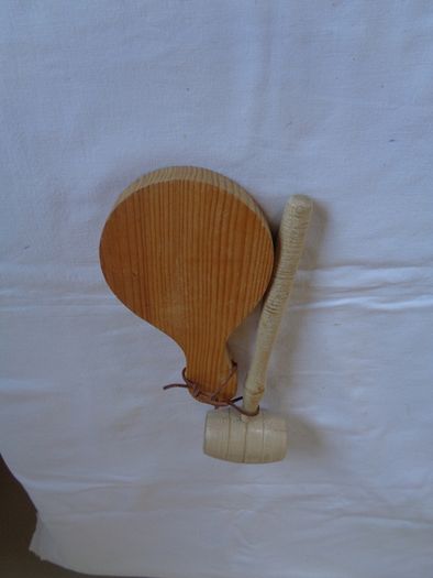 Wooden Mallet & Chopping Board for Sale