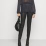 NOISY MAY Stunning Black Metallic Top Size M! Image 7