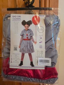 Bad girl clown costume