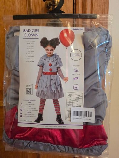 Bad girl clown costume