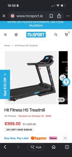 Hit Fitness H5 treadmill