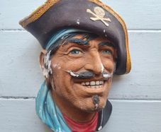 Vintage Legend Products Chalkware Pirate