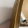 Two Bevelled Round Mirrors, Antique Gold Metal Frame. D80cm. Perfect conditions. Image 5