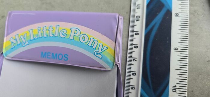 Rare HTF Memos Stationary 1980s MLP G1 My Little Pony Accessories