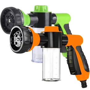 Portable Auto Foam Lance Water Gun High Pressure 3 Grade Nozzle Jet Car Washer Sprayer Cleaning Tool Automobile Garden Wash Tool