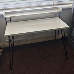 white desk