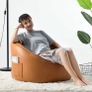 BRAND NEW Single Bean Bag Sofas Orange Image 7