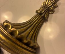 2 no Florentine Gilt Wood Wall Shelves / Sconces
